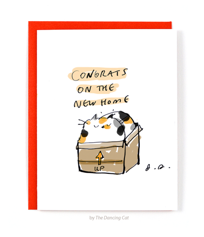 Congrats on the New Home Card- Calico
