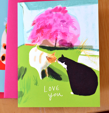 Da Kiss- Love You Kitty Card