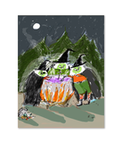 Midnight Malice - Halloween Cat Card