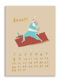 2027 Dancing Cat Calendar - Single Sheet - Pre Order
