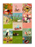 2027 Dancing Cat Calendar - Single Sheet - Pre Order