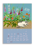 2027 Dancing Cat Calendar - Single Sheet - Pre Order