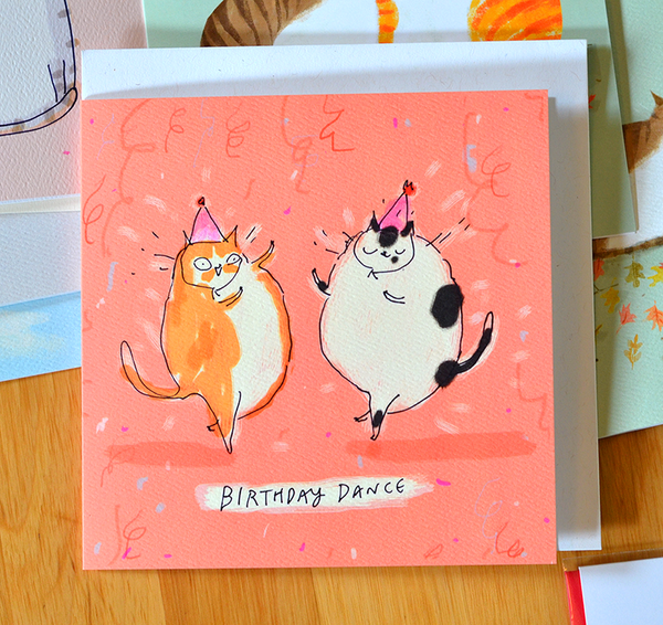 Birthday Dance - Square Card