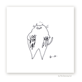 Big Daddy Hugs- Cat Print