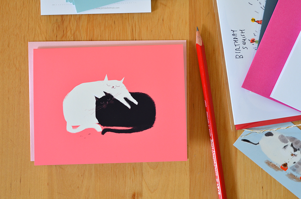 Love Pile - Cat Card