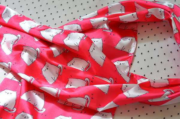 Pink Cat Scarf