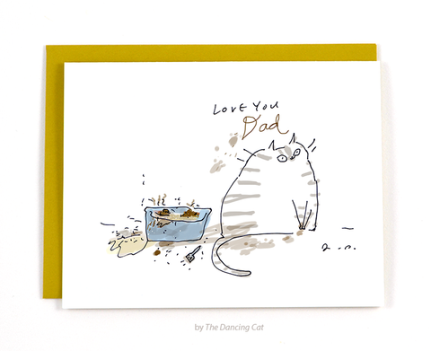 Love You Dad - Litter Box Cat