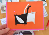 Dynamic Duo Cat Card