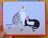 Holiday Cheer - Christmas Cat Card