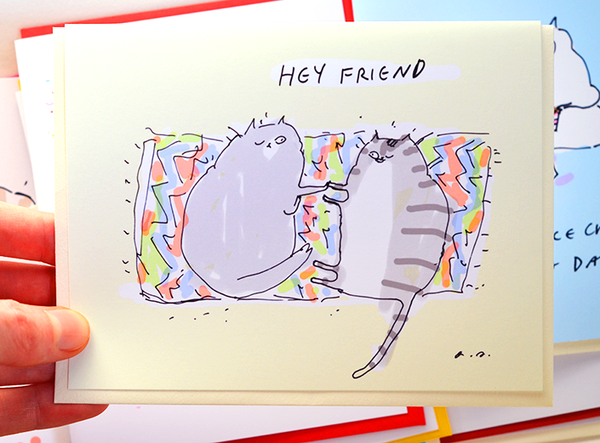 Hey Friend - Thinking of You card