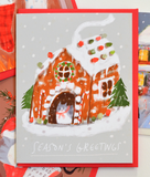 Gingerbread Cat House - Season's Greetings