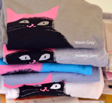 Pink Hat Cat Shirt - Pick Your Color