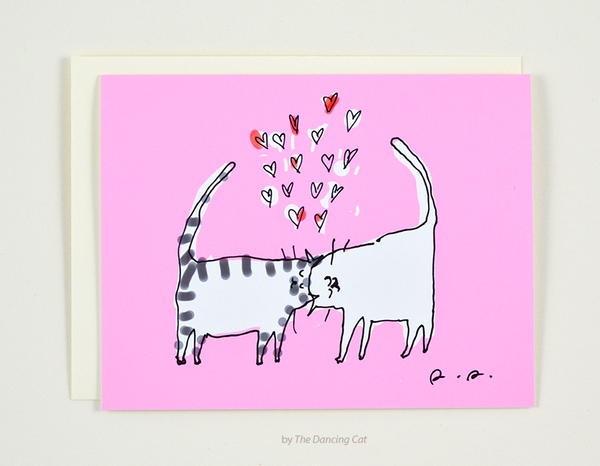 Headbutt Love Card Pink