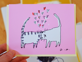 Headbutt Love Card Pink