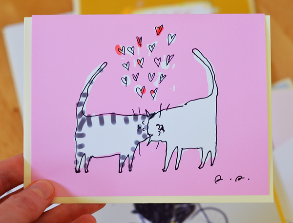 Headbutt Love Card Pink