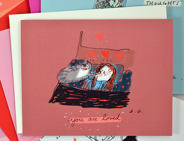 You Are Loved Cat Card