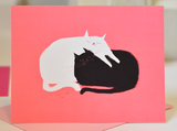 Love Pile - Cat Card