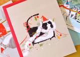 Merry Mess - Christmas Cat Card