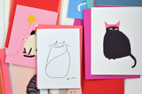 Thinking of You - Mini Cat Card