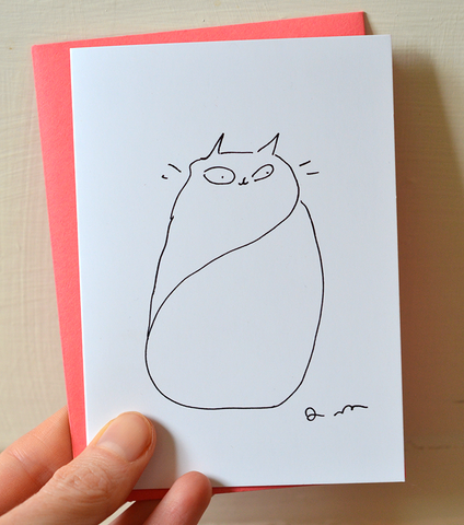 Cat Mini Card Mini Cards | The Dancing Cat