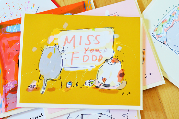 Miss Your Food - Miss You Card