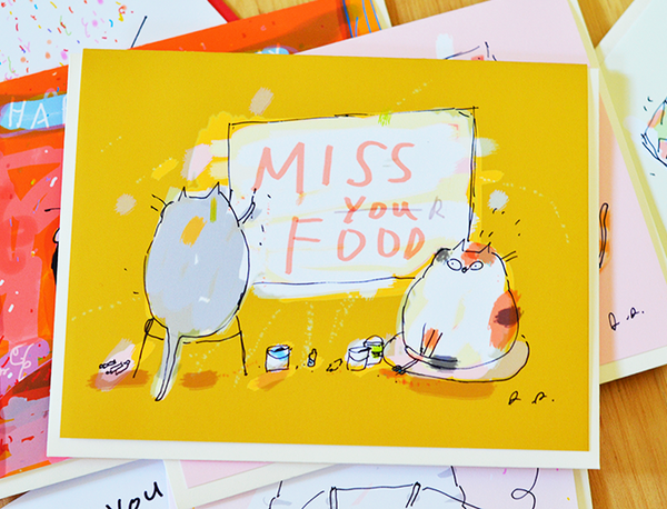 Miss Your Food - Miss You Card