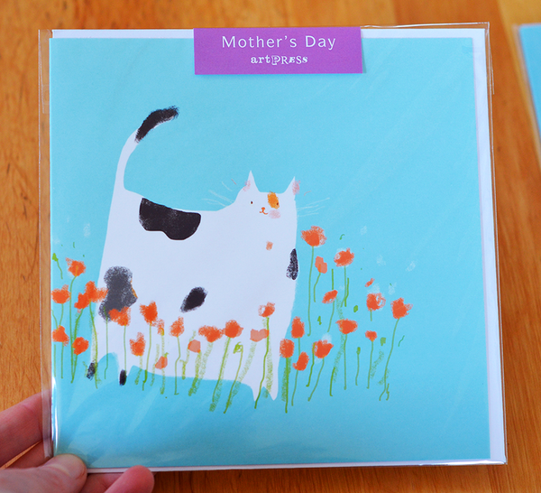 Mother's Day Cat Card- LARGE