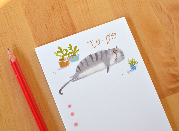 Cat To-Do List Notepad