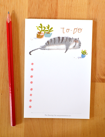 Cat To-Do List Notepad
