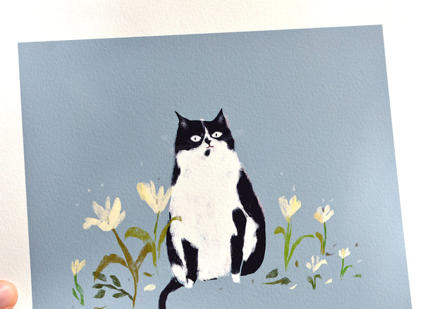 Country Cat - The Nature Lover - Cat Print