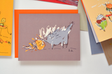 There's only room for 1 Pumpkin in this house! Halloween Cat Card