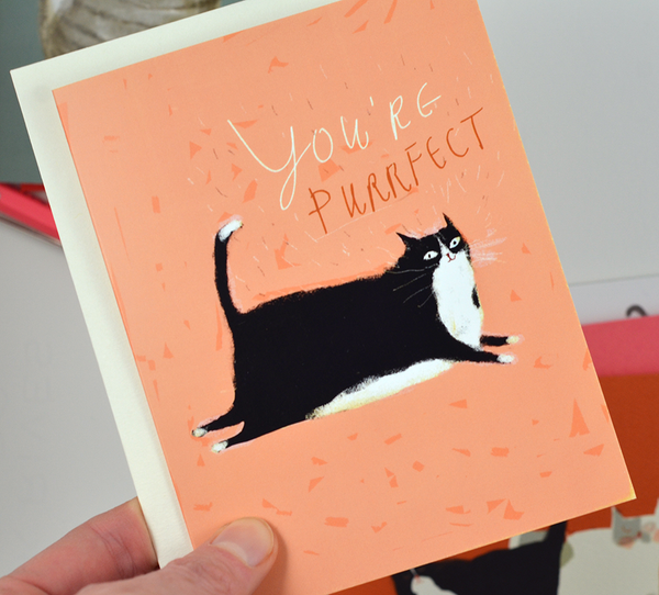 You're Purrfect Cat Card