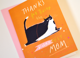 Thanks for Being the Purrfect Mom - Cat Card