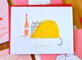 Taco Cat Card