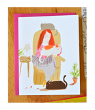 The Healing Touch - Cat Lady Card - Thinking of You