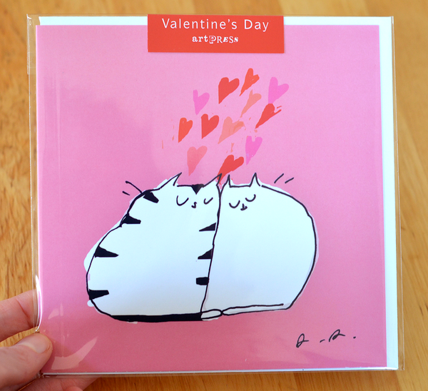 Happy Valentine's Day card- LARGE
