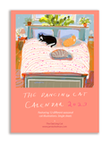 2023 Dancing Cat Calendar - Single Sheet