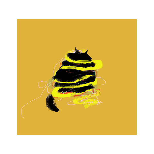 Cat Print - All Tied Up
