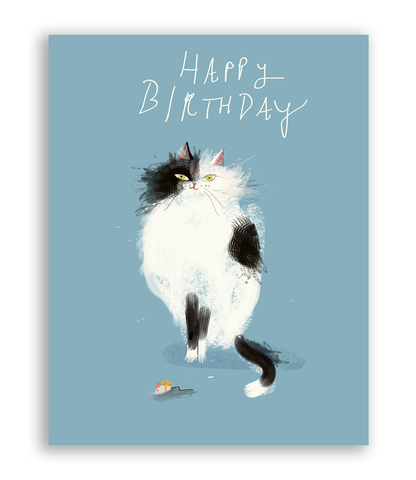 Birthday Mouse - Birthday Cat Card
