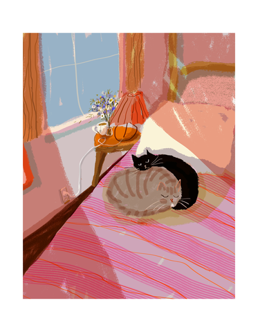 Bed Babies- Cat Print