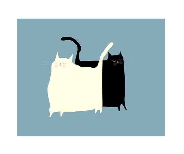 Beep & Bop - Cat Print