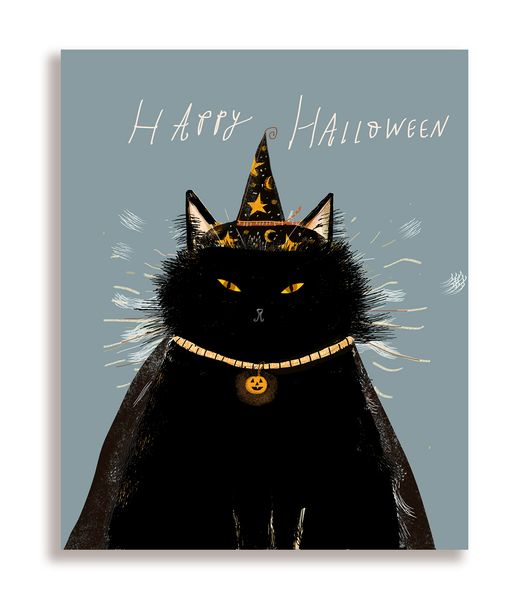 Halloween Kitty Card Set- Mixed Set of 10