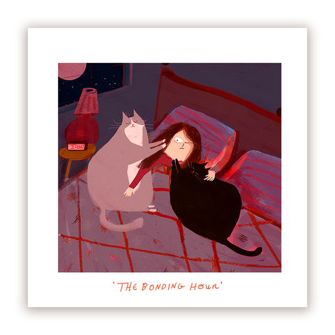 The Bonding Hour 2 - Cat Print