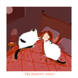 The Bonding Hour - Cat Print - Custom Colors
