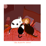 The Bonding Hour - Cat Print - Custom Colors