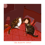 The Bonding Hour - Cat Print - Custom Colors