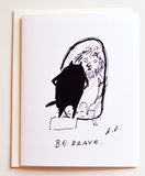 Be Brave Card - Encouragement Card