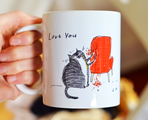 Love You - Chair Rip Mug