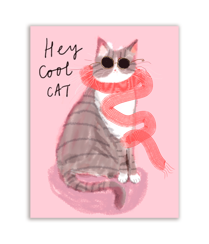 Hey Cool Cat Card
