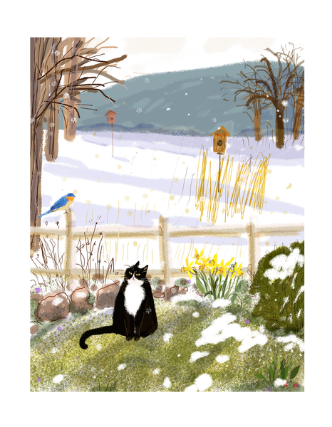 Country Cat March - Print